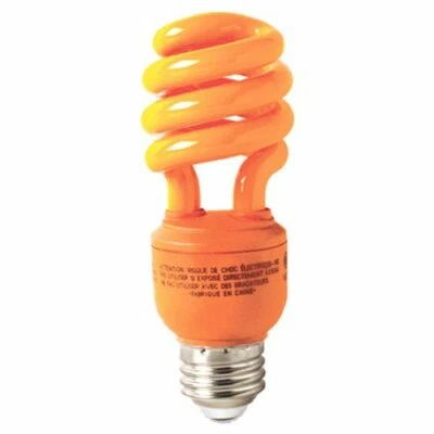 GE Lighting 78958 Energy Smart CFL Party Light 13-Watt Orange 1-Pack