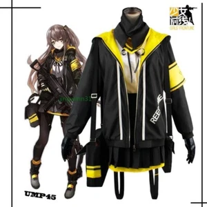 Anime UMP45 Outdoor Field Training Combat Shirt Suit Cosplay Girl Party Costumes - Picture 1 of 14