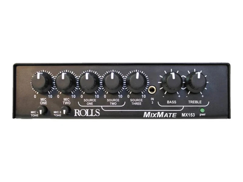 Studio Recording Equipment Rolls MX153 Mix Mate Mixer