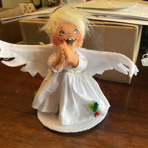 Annalee Christmas Angel Doll 6" Praying Holiday Winter 2015 - Picture 1 of 12