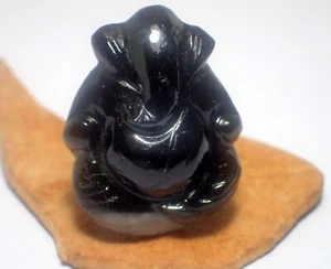 Natural Tourmaline Gemstone 34.25 Cts Loose Sphere Carving From India 27x20x8 mm - Picture 1 of 8