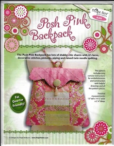 Pattern, Posh Pink Backpack, Hope Sew Patterns A305 Hope Yoder Inc - Picture 1 of 2