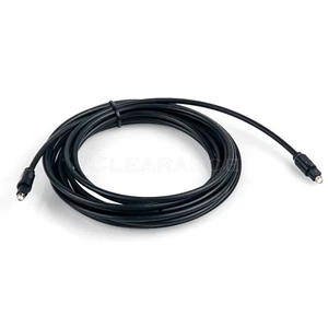 12 Ft Digital Audio Optical Toslink Cable Cord M/M for MD CD DVD HDTV ADAT - Picture 1 of 3