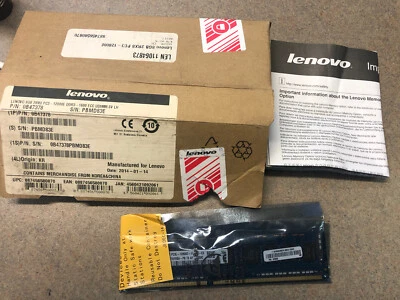 Lenovo 8GB 2Rx8 DDR3 PC3-12800E DDR3 ECC RAM Memory - Image 1 of 4