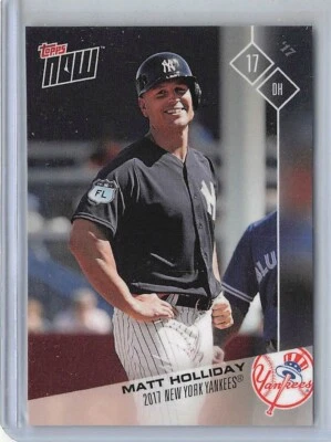 2017 Topps Now #OD-40 Matt Holliday New York Yankees - Image 1 of 2