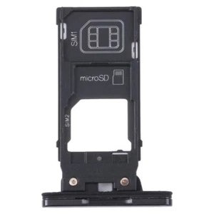 Para Sony Xperia XZ2 Premium Bandeja De Tarjeta SIM Original + SIM Negra - Imagen 1 de 1
