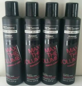 TRESemme Pro Runway Collection Max The Volume Hairspray 10oz Workable Lot Of 4