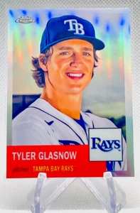 2022 Topps Chrome Platinum Tyler Glasnow Refractor Parallel #62 - Rays/Dodgers - Picture 1 of 2