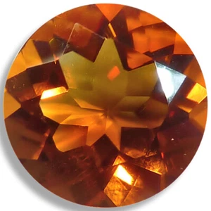 Natural Citrine Yellow Gold Orange Round (28 opt) Faceted Gems since 1989 USA - Picture 1 of 31