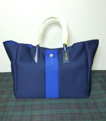 Bolso de Mano Ralph Lauren Polo Golf $185 Azul Marino/Azul NEOPRENO Talla Única Nuevo con Etiquetas  Foto 1 de 4