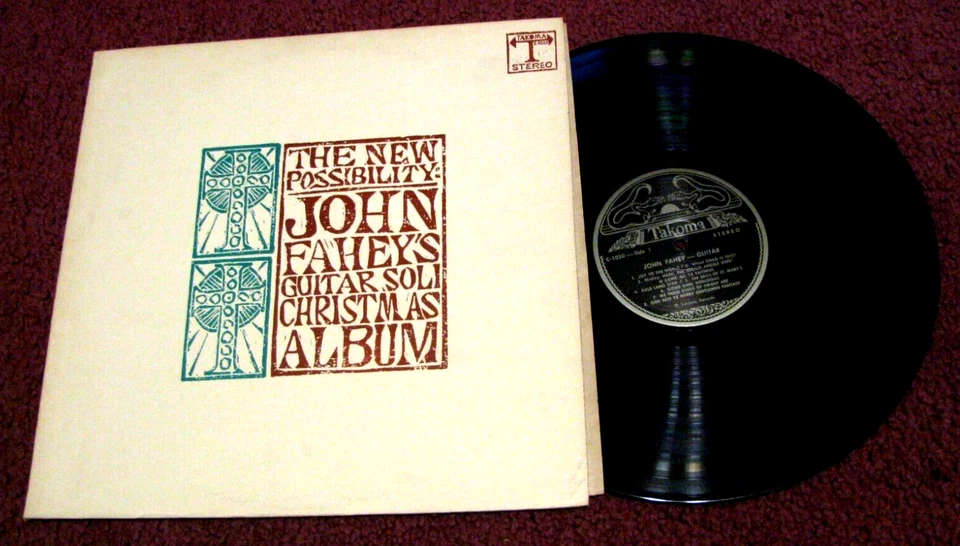 JOHN FAHEY~THE NEW POSSIBILITY: GUITAR SOLI CHRISTMAS ALBUM LP Free Shipping - Image 1 of 1