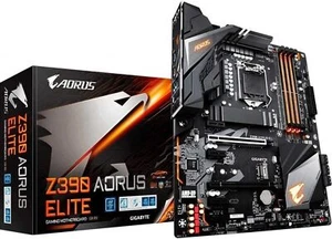 NEW GIGABYTE Z390 AORUS ELITE Intel LGA1151 Z390 ATX DDR4 4266Mhz Motherboard - Afbeelding 1 van 6