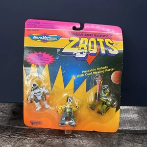 VTG 1993 Z-Bots Micro Machines Miniature Action Figures Robots 3 Pack - Picture 1 of 8