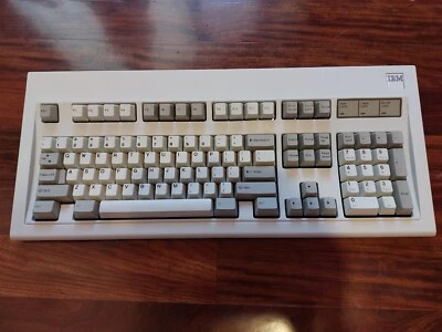 Keyboard IBM Rare Silver Lable Bolt Mod U.S. ANSI 1986 - Immagine 1 di 4