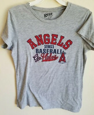  Camiseta para mujer LA talla XL Los Angeles Angels "Go Halos" béisbol desde 1961--¡NUEVA SIN ETIQUETAS!  Foto 1 de 3