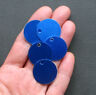 10 Round Stamping Tags Anodized Aluminum Pink 1" Round MT050