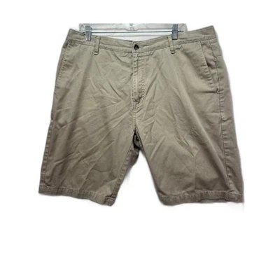 Volcom Skate Shorts Mens 38 Casual Tan Beige Cotton Surf Chino Flat Front Summer - Image 1 of 4