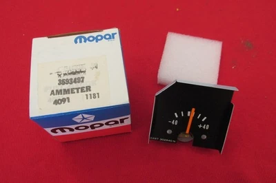 Nuevo de Lote Antiguo Mopar 1976 Amperímetro Calibre Plymouth Dodge A Carrocería Dart Valiant Duster 3593497 Foto 1 de 4