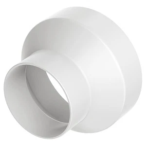 2X(6 auf 4 Kanalreduzierer, Kanaladapter 6 auf 4 PVC-Reduzierstück, Ka6965 - Zdjęcie 1 z 6