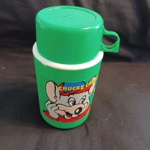 CHUCK E CHEESE PLASTIC 7'' THERMOS - Picture 1 of 6