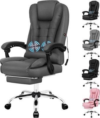 Office Chair with 150° Recline & 2-Point Massage, Ergonomic Computer Desk Chair - image 1 of 4