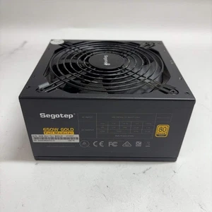 Segotep 650W GOLD FULL MODULAR 0714037 80 Plus Gold Switching Power Supply - Picture 1 of 9