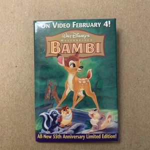 Walt Disney Masterpiece Bambi 55th Anniversary Limited Edition Pin Pinback - Imagen 1 de 2