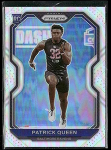 2020 Panini Prizm Patrick Queen #381 Silver Prizm Rookie RC Baltimore Ravens - Picture 1 of 2