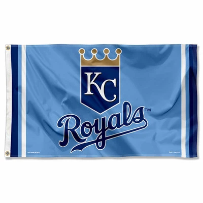 Kansas City Royals Logo 3x5 Banner Flag - Image 1 of 4