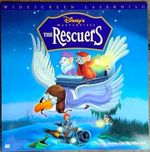 The RESCUERS 1999 Remastered Version Laserdisc Walt Disney LD 1705 AS - Imagen 1 de 2