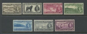 Newfoundland 1937 KGVI Coronation 10 cents to 48 cents mint o.g. hinged - Picture 1 of 1