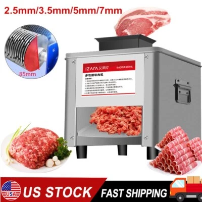Meat Cutter Commercial Electric Meat Slicer Shredded Cutting Machine