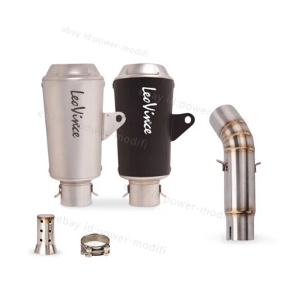 Pontas 51MM para Suzuki GSX-S750 GSR750 BK750 silenciador de escape deslizante tubo de ligação média - Imagem 1 de 4