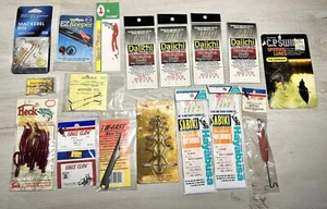 Vintage Fishing Lures Hooks Bait Saltwater Trout Minnow Multi Brand Lot Of 17pcs - Picture 1 of 4
