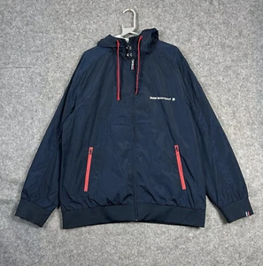 Bmw Motorsport Jacket Mens 2XL Navy Blue M3 Stripe Colours - Picture 1 of 15