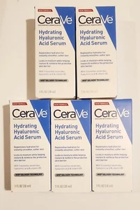 5pc CeraVe Hydrating Hyaluronic Acid Serum for Face 1 fl. oz. each - Picture 1 of 1