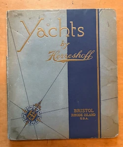 Yachts By Herreshoff Catalog, Bristol RI, Rare, Numbered w 8 beaut lithographs - Picture 1 of 17