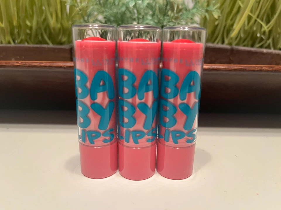 MAYBELLINE 婴儿唇彩 3 件装红宝石星星新品 — 第 1/1 张图片