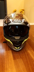 Casco integrale moto Airoh Spark Rise nero opaco taglia M black matt helmet - Foto 1 di 5