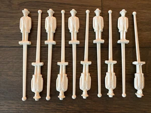 LOT OF 10 Ten JACK DANIELS SWIZZLE STIR STICKS NEVER Used Stirrer Vintage Lot - Picture 1 of 3
