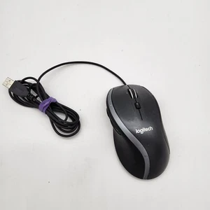 Logitech Mouse Performance Laser Wired USB 6-Button Infinite Scroll M-U0007 - Picture 1 of 5
