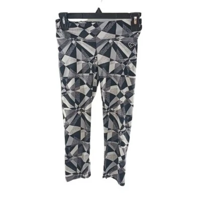 Leggings Live Love Dream para mujer talla XS en negro y blanco con estampado geométrico Ropa deportiva Foto 1 de 4