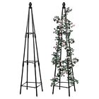 4 Ft Obelisk Trellis,Garden Trellis For Climbing Outdoor Plants,Tall Rustproo...