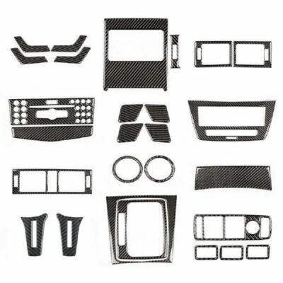 Embellecedores interiores de coche de fibra de carbono para Mercedes Benz W204 Clase C C250 300 C350 C63 Foto 1 de 4