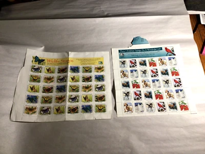 National Wildlife Federation Stamps : birds animals butterflies 1996, 1997 - Image 1 of 3