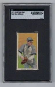 1909 T206 carta baseball Tom Needham Chicago Cubs classificata SGC AUTENTICA Sweet Cap - Foto 1 di 2