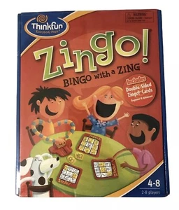 Thinkfun Zingo Bingo w/ A Zing Matching Image Word Recognition - Picture 1 of 7