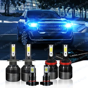 For GMC Acadia 2007 2008 2009 2010 2011 2012 LED Headlights + Fog Lights 8000K - Imagen 1 de 11