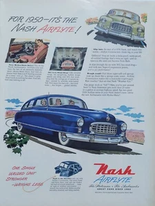 1949 vintage Nash motors print ad. It's the Nash Airflyte - Picture 1 of 1