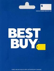 BEST BUY GIFT CARD 150 100 75 50 25 GADGET STORE MOM DAD FAMILY HDTV HOLIDAY FUN